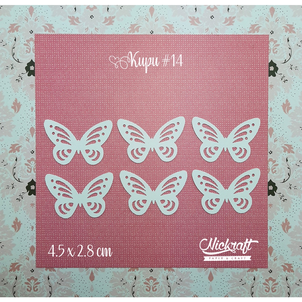 

KUPU #14 - HIASAN SCRAPBOOK KUPU-KUPU KERTAS