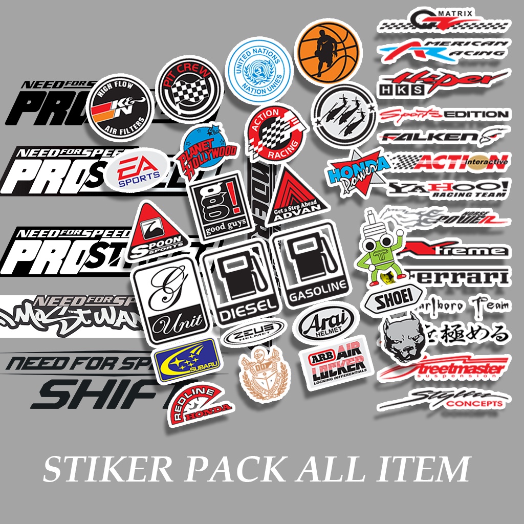 

Stiker Pack Racing Terbaru - Stiker Vinyl Cromo Murah - Stiker Murah - Stiker Anti air - Stiker Waterproof