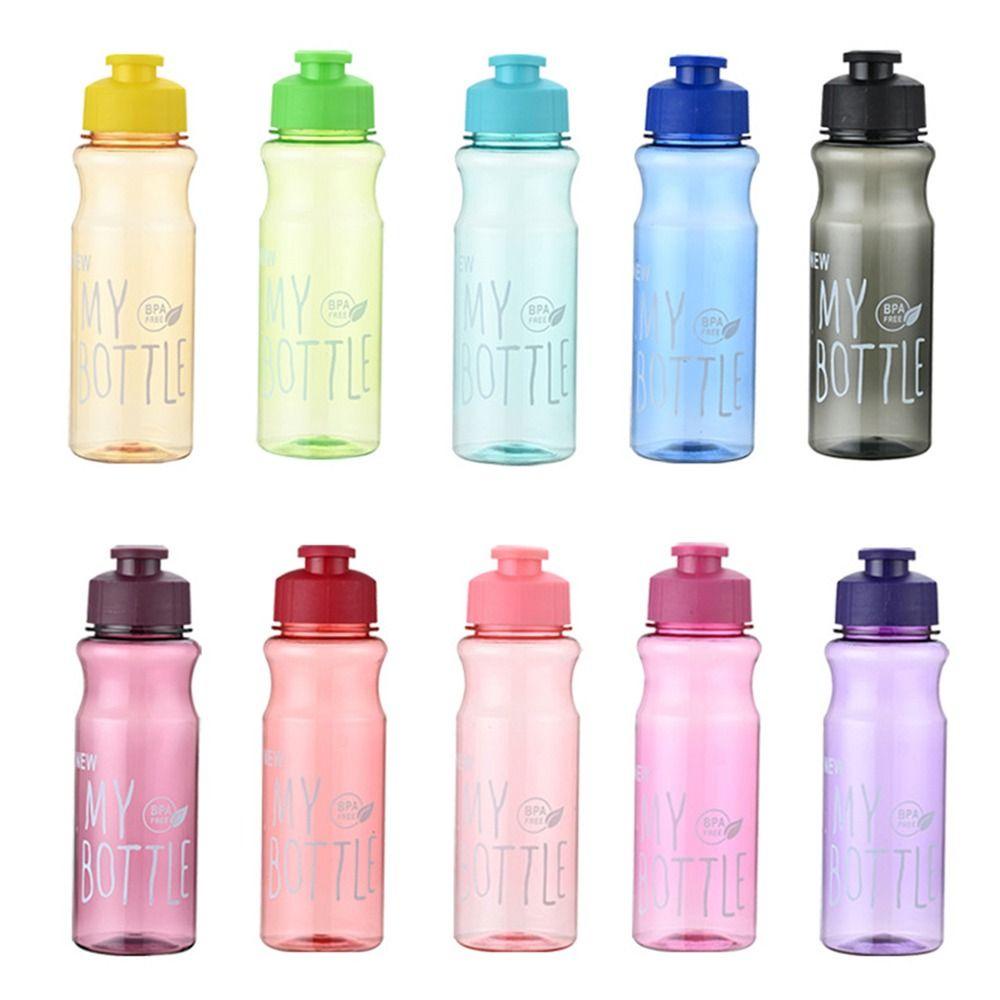 Popular Botol Minum 650ml Portable Sport Plastik Multi Warna