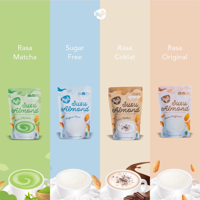 MYLK Susu Almond Bubuk / Almond Milk 150 gram