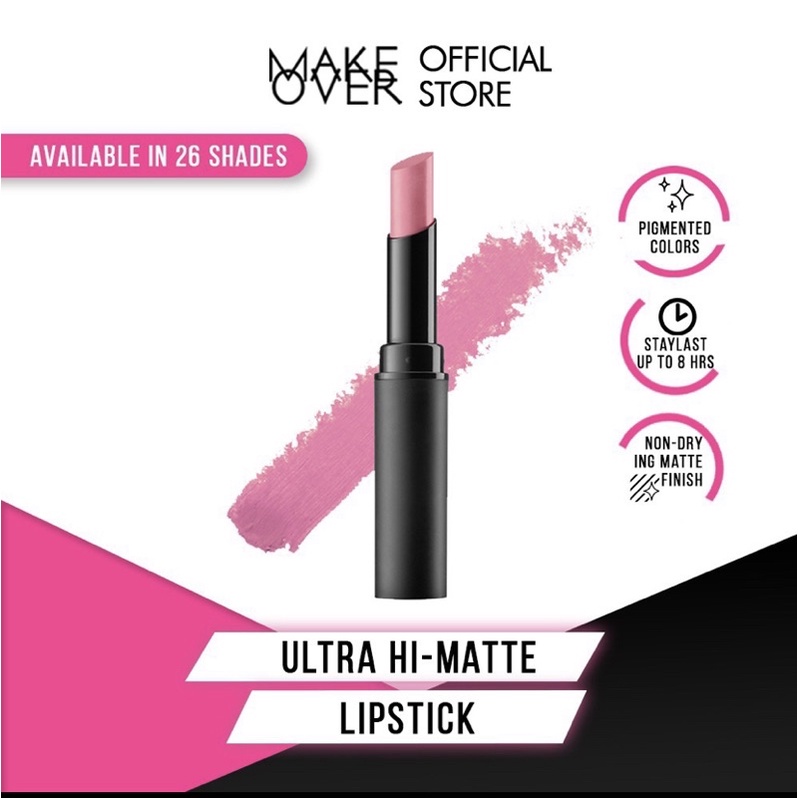 makeover ultra hi matte lipstick-lipstik matte original