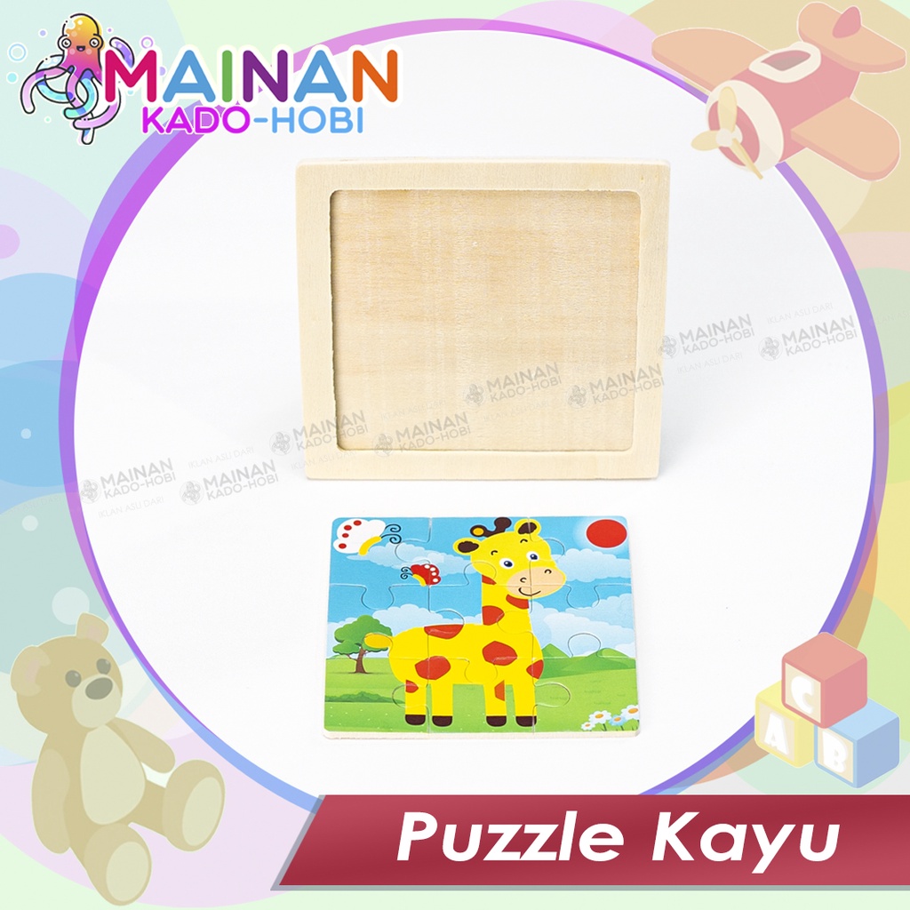 MAINAN PUZZLE DIY ANAK MELATIH KREATIFITAS MOTORIK MONTESSORI ANAK