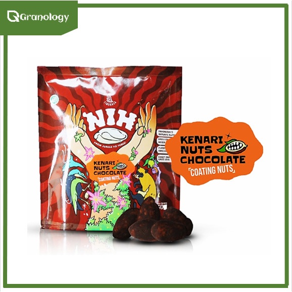 Timurasa NIH Kacang Kenari Coating 50 gram - Chocolate