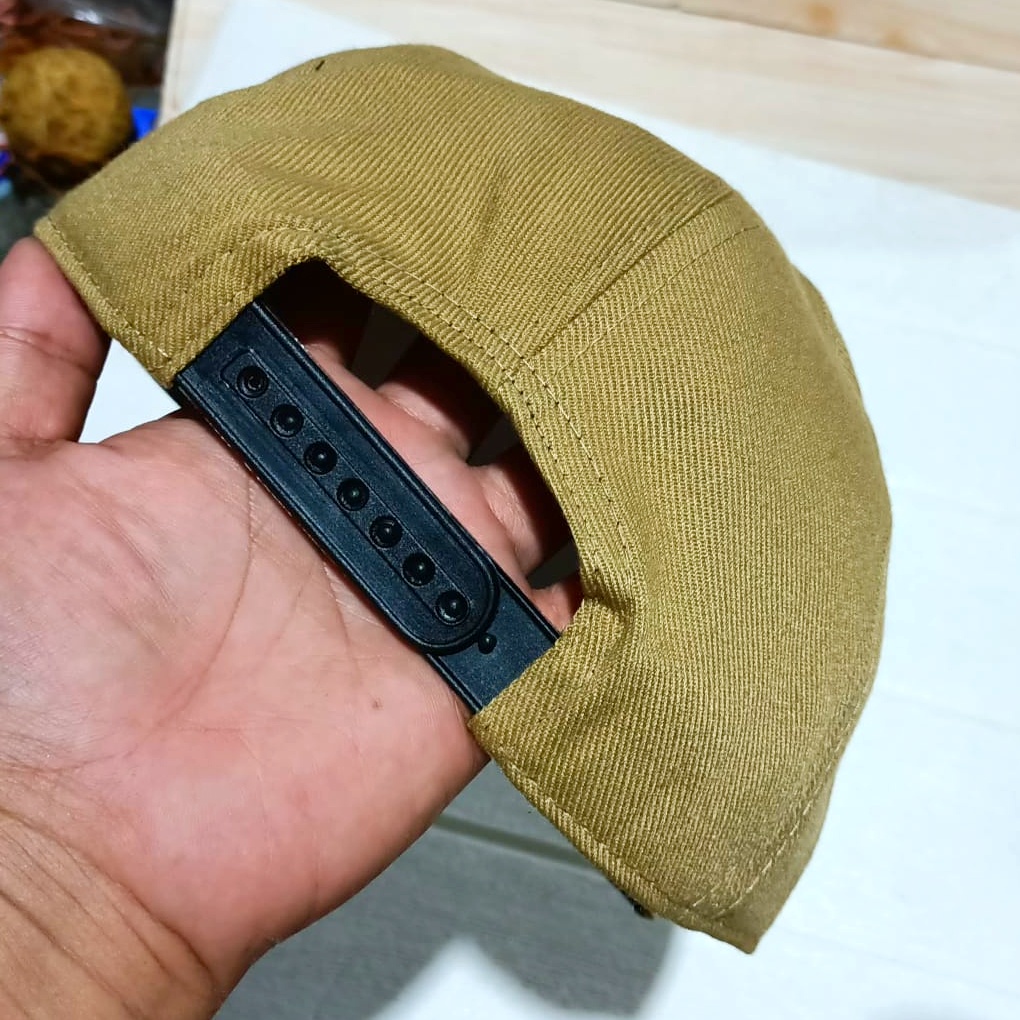 Topi Snapback Bordir Newboys Hats Scopio-krem