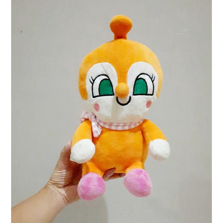 Boneka Dokinchan Syal Cute Size 30 cm/ Boneka Anpanman/ Anpanman