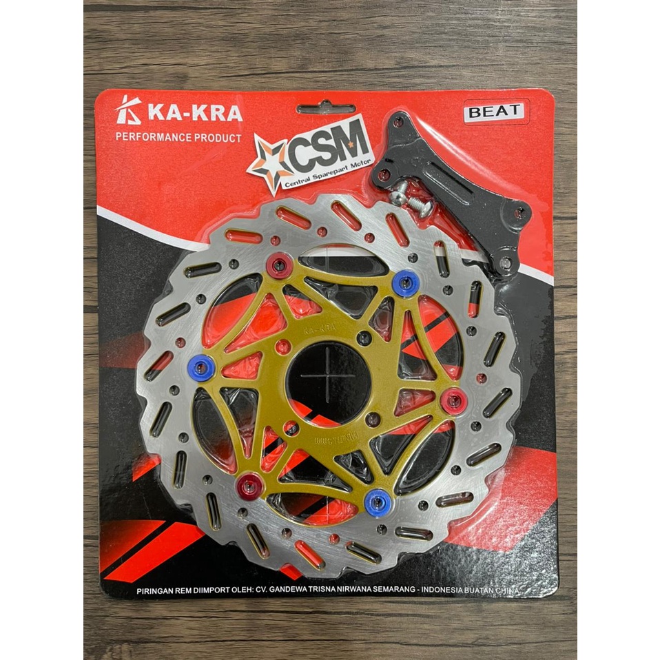 PIRINGAN CAKRAM DISC DEPAN VARIASI GERIGI/CAKRAM VARIASI GERIGI/PIRINGAN DEPAN MOTOR UNTUK BEAT-VARIO-KARISMA-JUPITER Z-MIO SOUL-MIO SMILE-MIO J-MIO M3-JUPITER MX-VEGA R-VIXION-SUPRA X