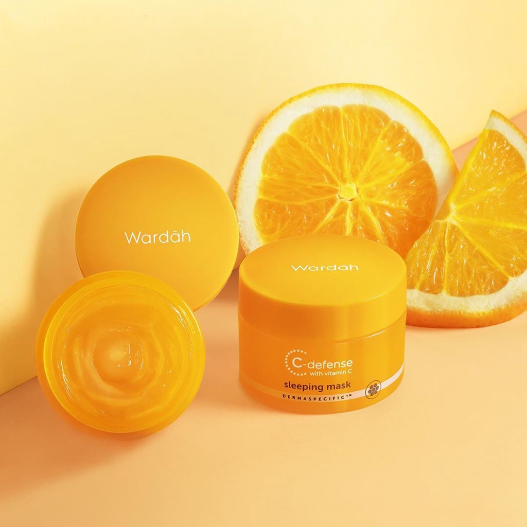 Wardah Sleeping Mask 30g / Gel dengan HiGrade Vitamin C