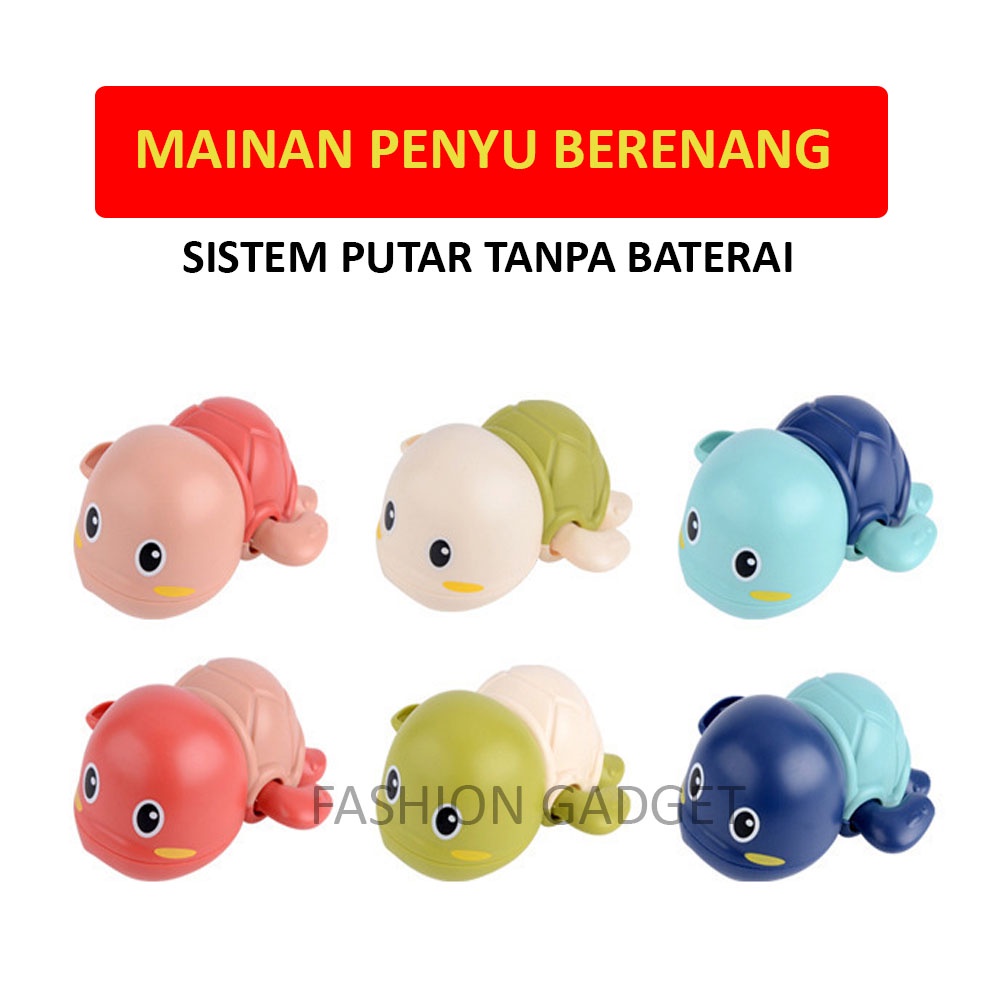 Mainan Penyu Berenang Putar Mainan Anak Mainan Mandi Bayi Kid Children Toy