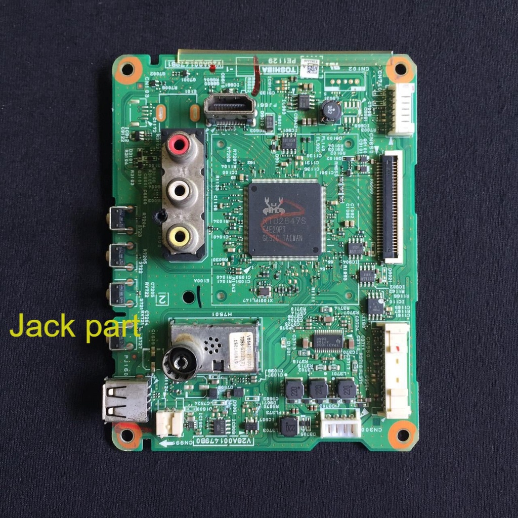 MB - MAINBOARD - MESIN TV TOSHIBA 32P1400VJ - 32 P 1400 - 32 P - 32P - 32 - VJ