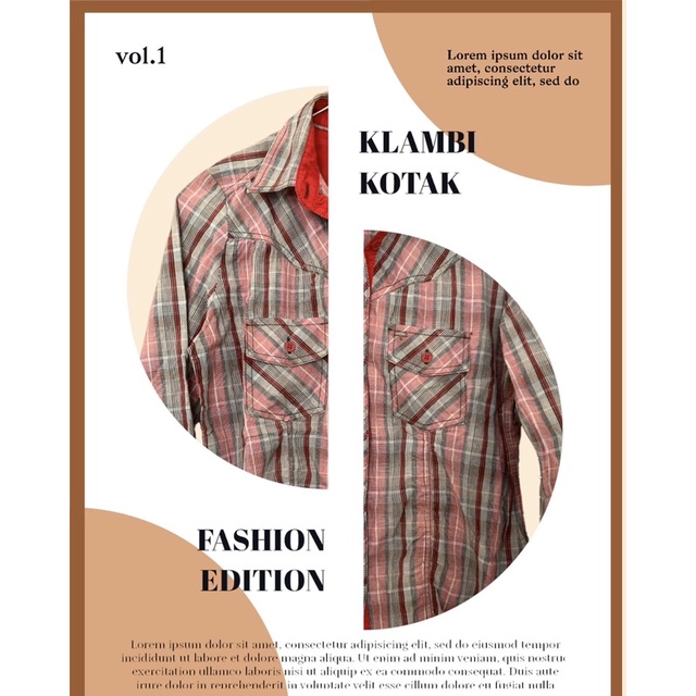 kemeja atasan wanita baju wanita motif kotak merah abu preloved original triset termurah best seller