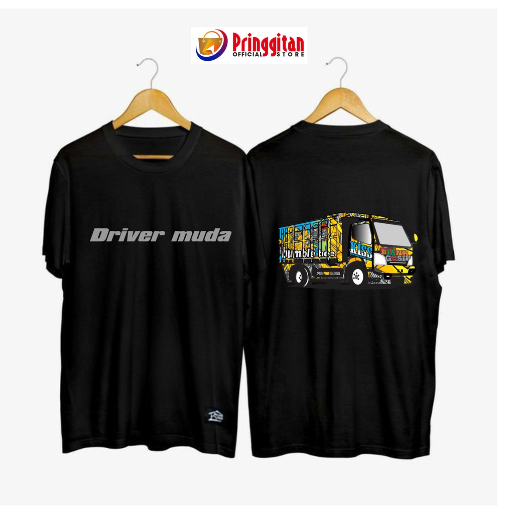 Kaos Baju truk / kaos driver muda canter Premium