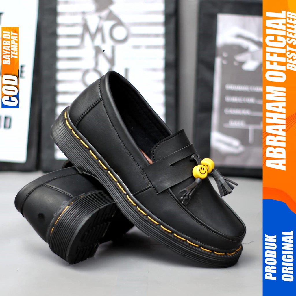 Sepatu Docmart Formal Pantofel Pria Kerja Kantor Abaraham VICTOR