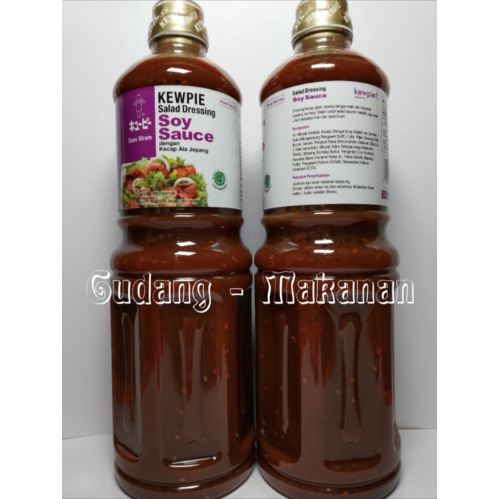 

Terlaris ✨ - Kewpie Salad Dressing Soy Sauce 1 Liter - Pack Standard 2.1.23