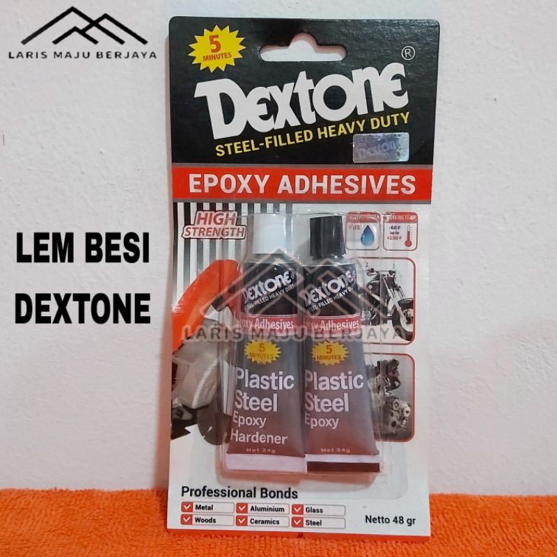 

Lem dextone 5 menit epoxy adhesive - 48gr 2 komponen lem besi epoksi hardener dextone