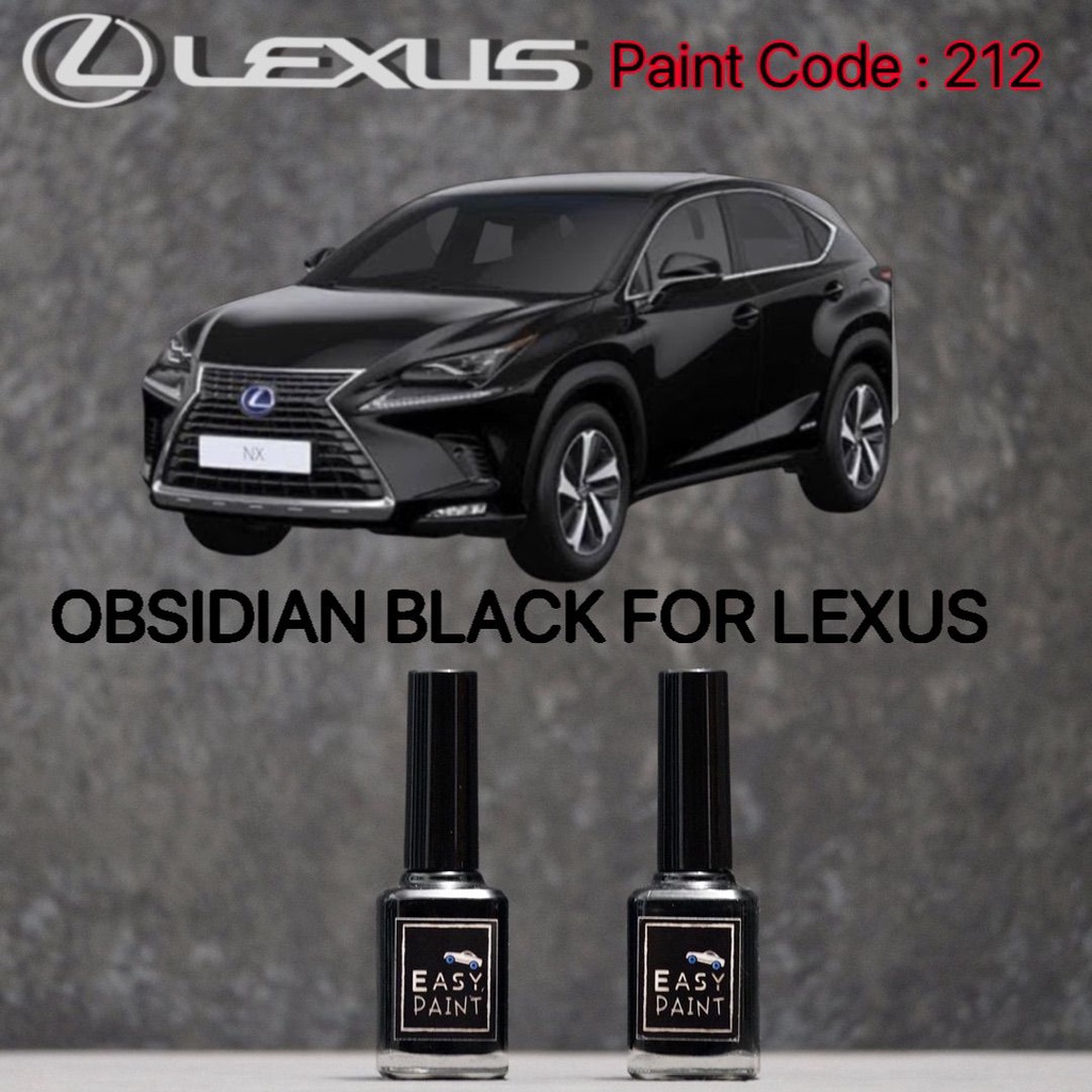 Cat Oles Mobil Obsidian Black 212 Lexus Hitam 15ml