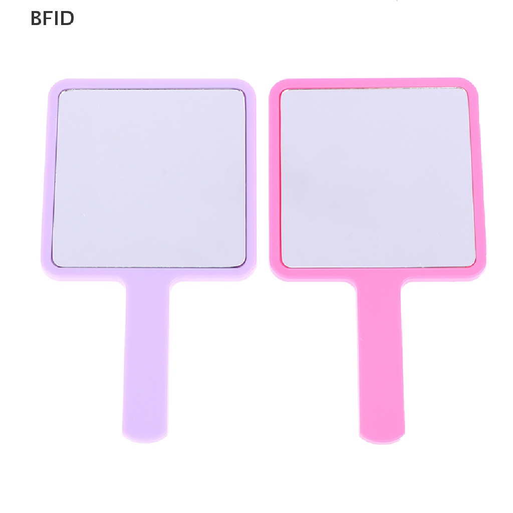 [BFID] Eyelash Extension Handheld Makeup Mirror Kaca Rias Make Up Persegi Dengan Gagang [ID]