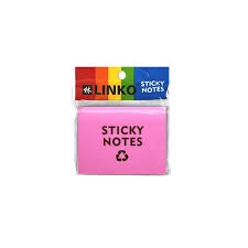 

Sticky Notes LINKO 38 x 50 mm Warna Tumpuk SN-110 / post note it 5 rainbow mix color kecil(10gram)