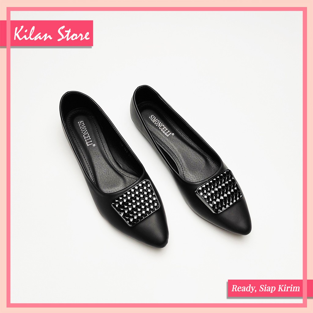 Sepatu Flat Wanita Humaira 04121 - Sepatu Teplek Wanita Import