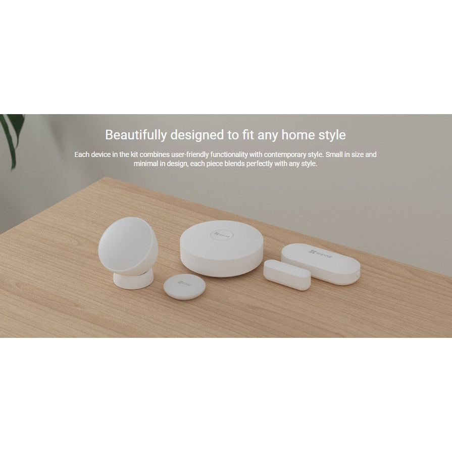 EZVIZ CS-B1 4-PIECE SMART HOME ALARM SENSOR KIT WIRELESS GARANSI RESMI