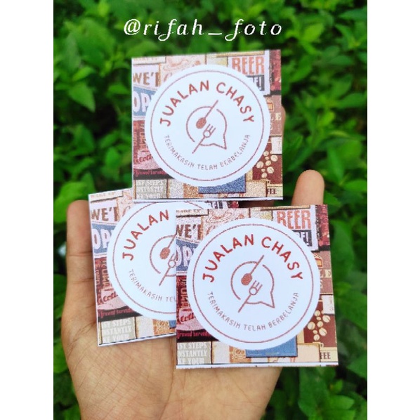 

stiker logo termurah jualan bisa req