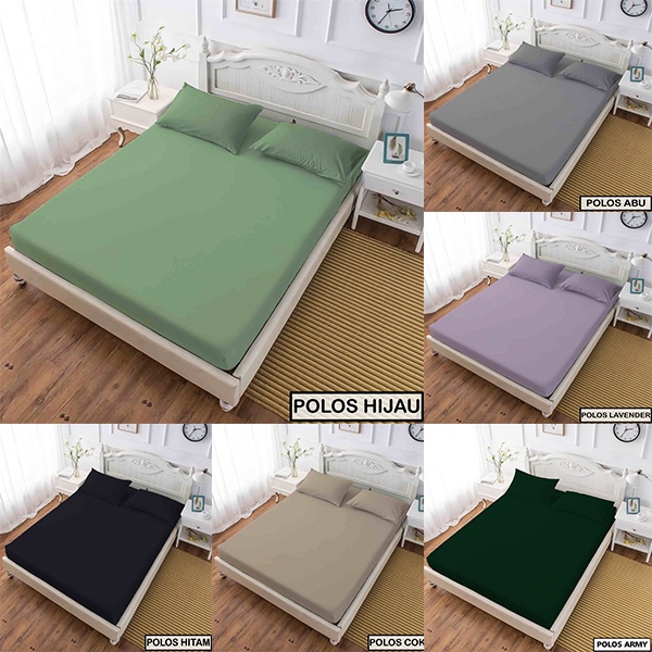 (PROMO) SPREI HOMEMADE SPRAI MURAH POLOS EMBOS 160X200 180X200 SPREI SAJA