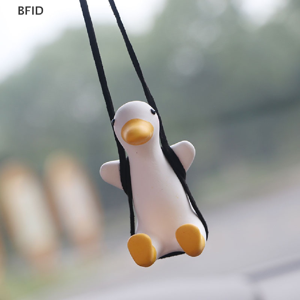 [BFID] Aksesoris Mobil Anime Lucu Ayunan Bebek Liontin Kaca Spion Otomatis Ornamen [ID]