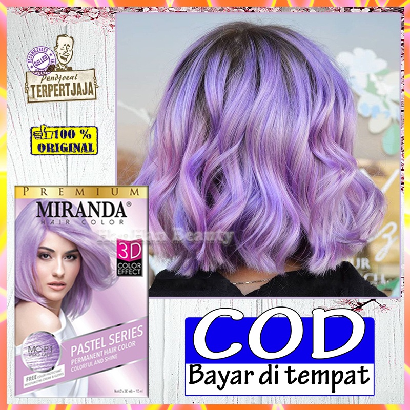 Pewarna Rambut Permanent Cat Rambut Miranda Pastel Series Pewarna Rambut Premium Miranda Hair Color 