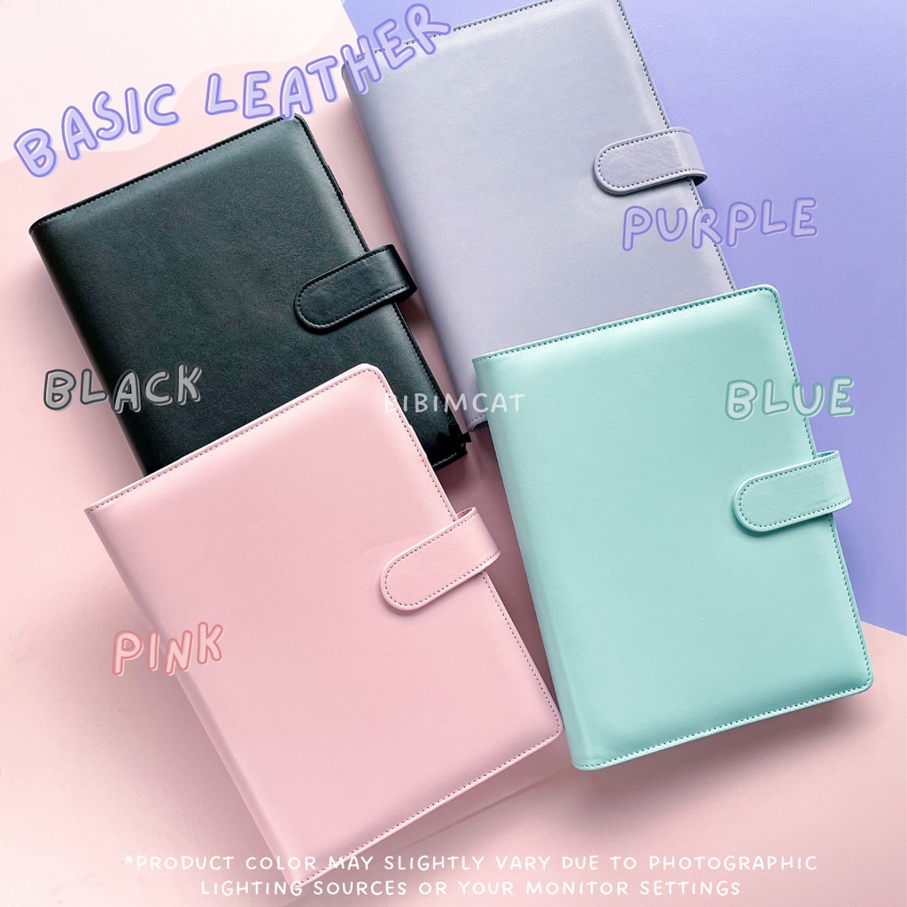 

(A5 Size) Binder Leather A5 - Album Photocard PC Agenda Kulit RB9