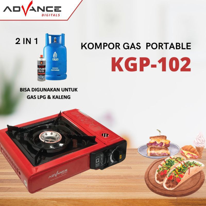 Advance Kompor Portabel Kompor 2 Fungsi Tabung&amp;Kaleng Kompor Steamboat