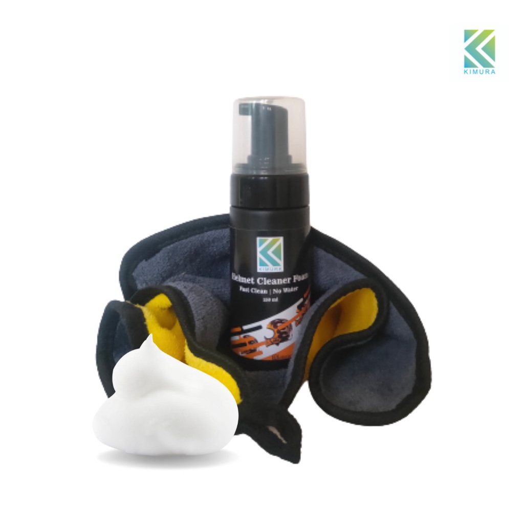 KIMURA Cleaner Helm Foam 150mL Foam Cleaner Helm 150mL Sabun Helm Pembersih Helm Cleaner Busa