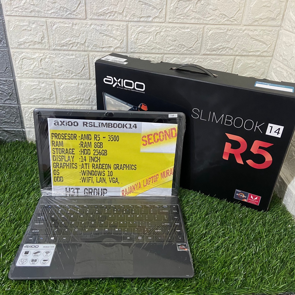 AXIOO SLIMBOOK 14 RYZEN 5-3500U RAM 8GB SSD 256GB 14 INCH
