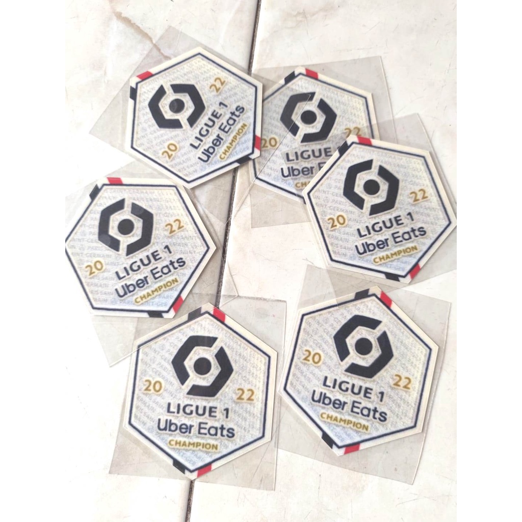 PASANG PATCH JUARA LIGA PERANCIS LIGUE 1 WINNER 2022 CHAMPION TERBARU