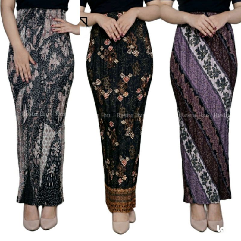 Rok Plisket PARANG / Rok Kebaya Modern / Kebaya Murah / Kebaya bredisment / Kebaya Wisuda Kondangan / Kebaya Jumbo Kutubaru / Kebaya Jadi / Rok Batik / Rok Rempel / Kebaya Warna Gold Silver Moka Hitam / Naily Kebaya HN Mode Galery Kebaya Galery Batik