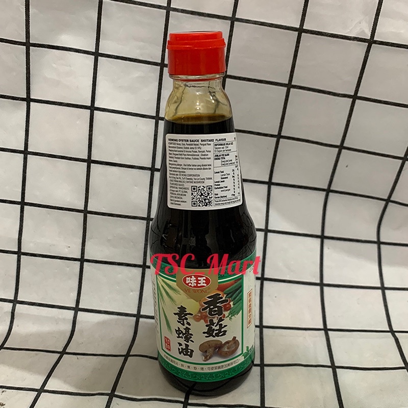 

Saus Ve Wong Vegetarian Oyster Sauce 396ml / saus / tiram / jamur / Ve Wong / vewong / Vegetarian / Oyster / Sauce / 396ml / vege / Shitake / Flavour