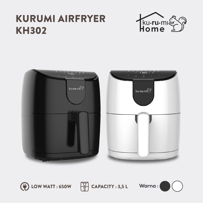 Fryer Kurumi Home Low Watt Air Fryer Kh 302