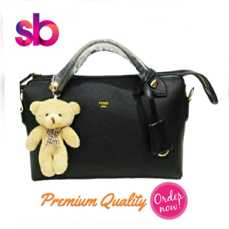 Azalea Bag [Black /Hitam] Tas Wanita Korea Impor Import Premium Murah Mewah Trendi Modis Kado Ultah 