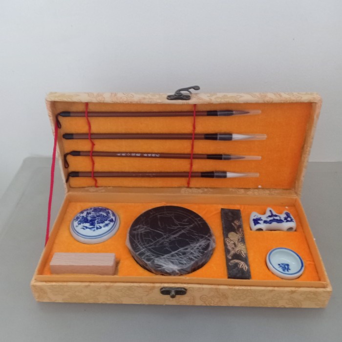 kaligrafi set kuas china mopit set 4 kuas