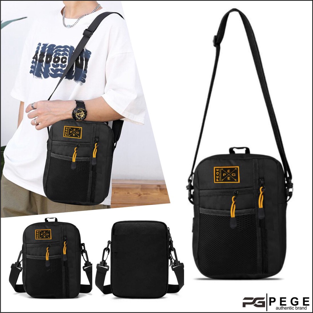 Tas Selempang PEGE Reiji Slingbag Pria Model Trendy Casual - PG 8956