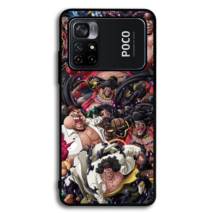 Hardcase Casing Xiaomi Poco F2 F3 X3 M3 M4 C40 Pro NFC One Piece Blackbeard FLZ0273 Case Custom