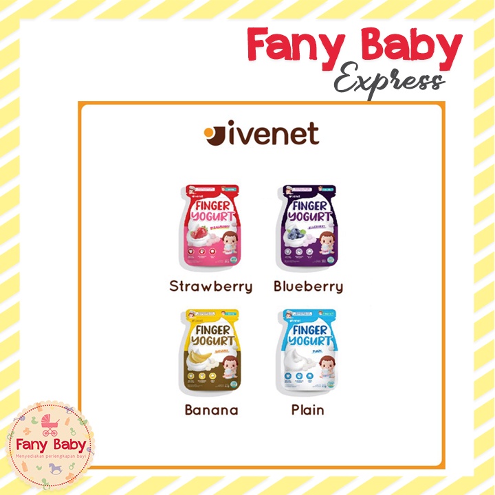 IVENET FINGER YOGURT 20 GRAM / 1-3 TAHUN