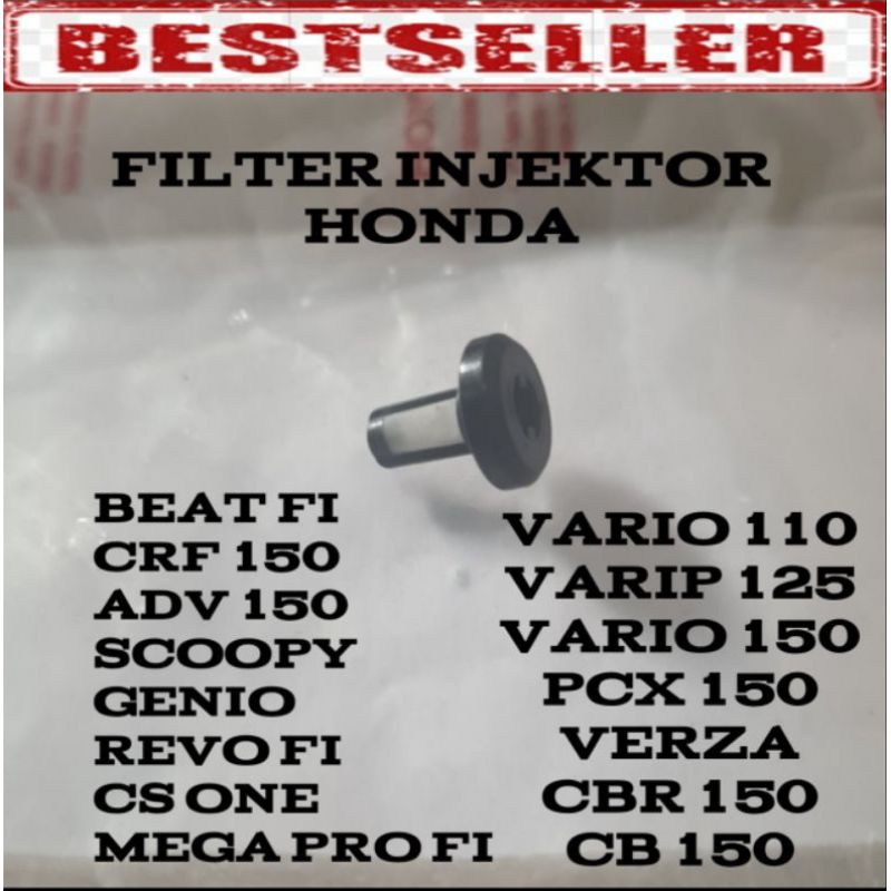 FILTER SARINGAN INJEKTOR VARIO 110 125 150 160 CBR 150 CB 150 VERZA VARIO FI BEAT FI SCOOPY PCX