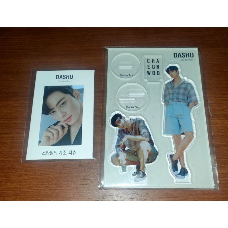 Standee Photocard Cha Eun Woo x Dashu