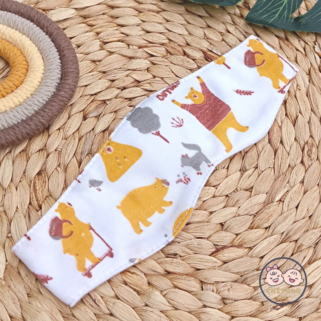 3 Pcs Kacamata Jemur Bayi Penutup dan Pelindung Mata Bayi SERIAN MUSTARD Chiyoko Baby