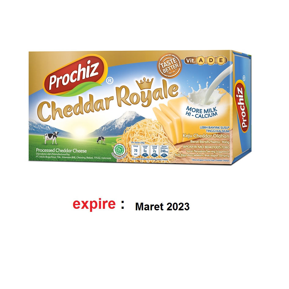 Keju Prochiz 160 gram Gold Cheddar / Quick Melt / Spready / Slice