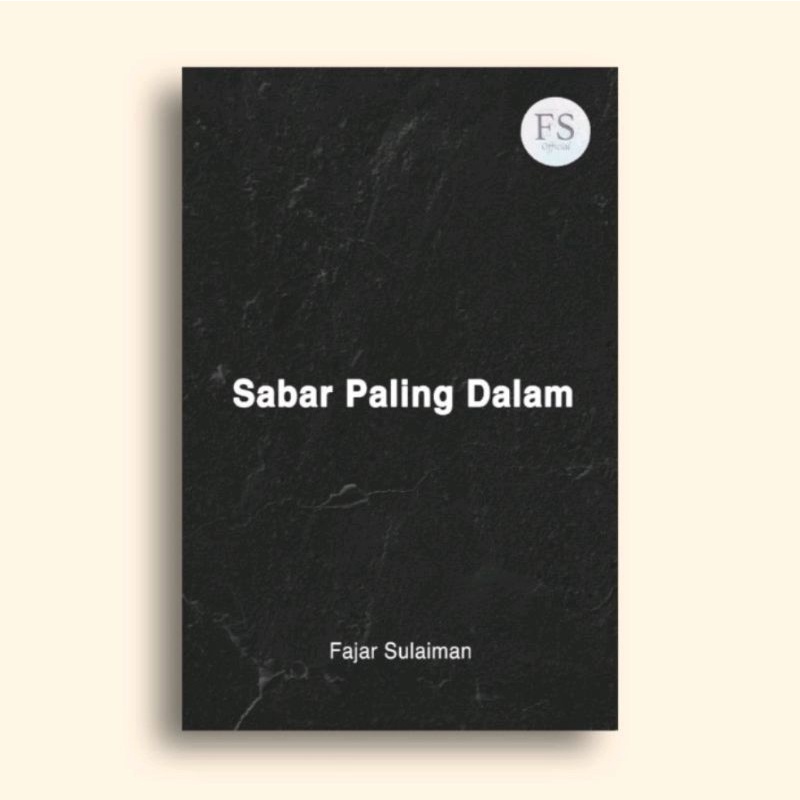 Buku Sabar Paling Dalam Fajar Sulaiman
