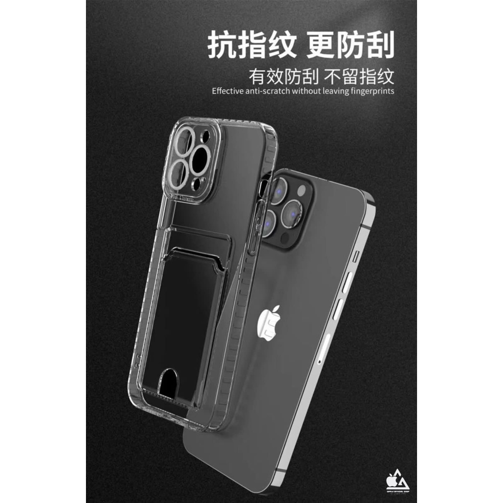 Soft Clear Case Airbag Bening Slot Card VIVO Y20S Y20A Y01 Y21A Y33T Y16 Y22 Y02 With Frame Camera Kamera Softcase Silikon Jelly Tebal Clear Cover