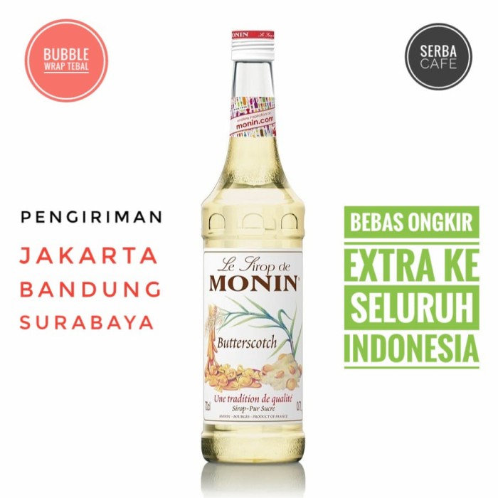 

MONIN SYRUP BUTTERSCOTCH (700 ML)