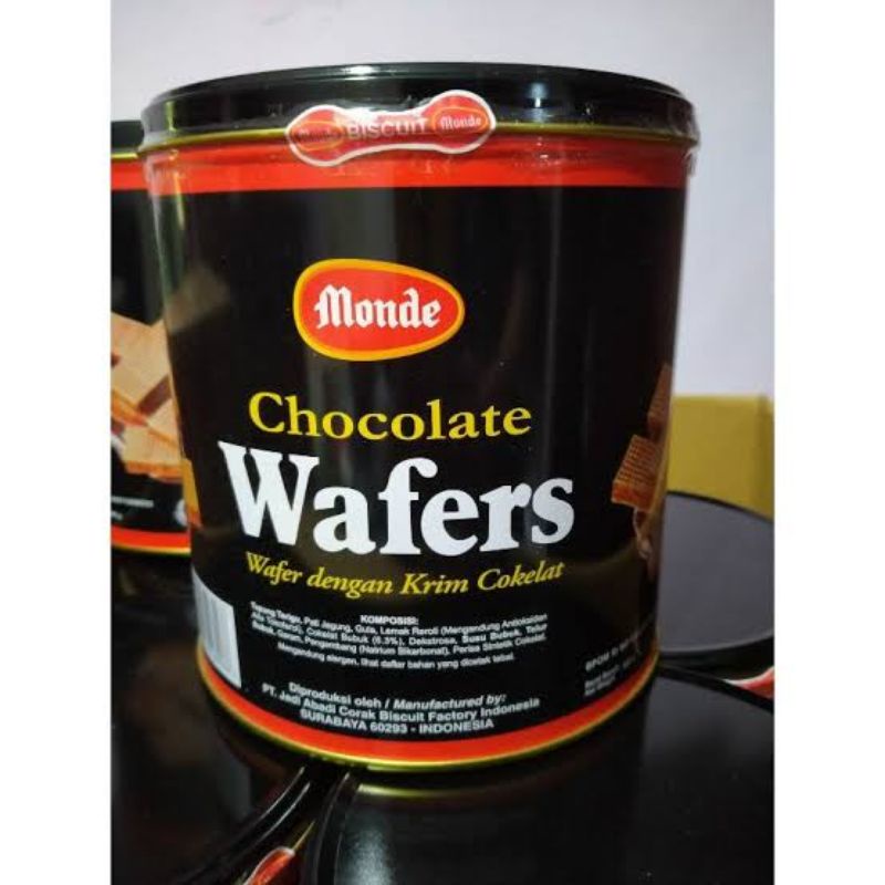 

MONDE WAFERS CHOCOLATE 600GR WAFER COKLAT MONDE PARSEL LEBARAN