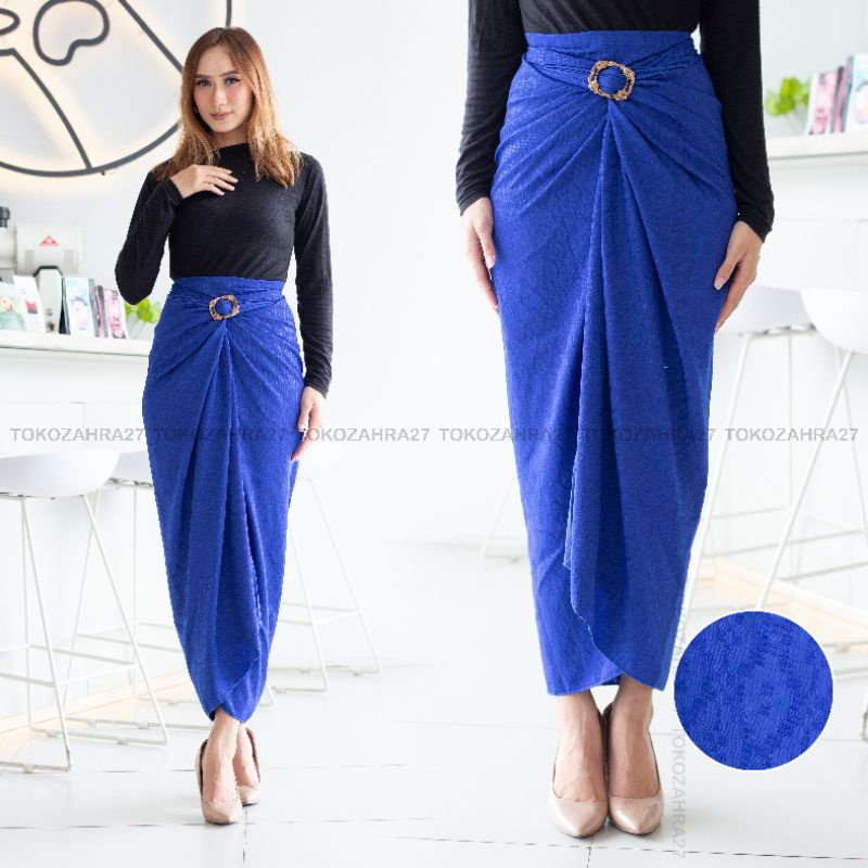 Rok Lilit Polos Bawahan Kebaya Bahan Doby Viscose Premium by Tokozahra27