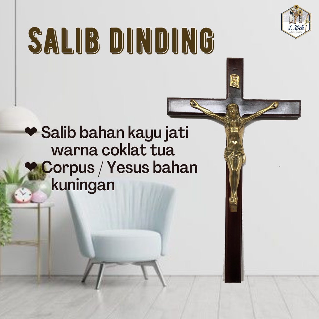 SALIB DINDING, JATI COKLAT SEDANG, CORPUS KUNINGAN